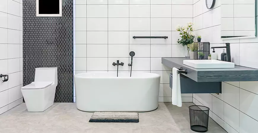 Contemporary Shower Remodel in BonitaSprings