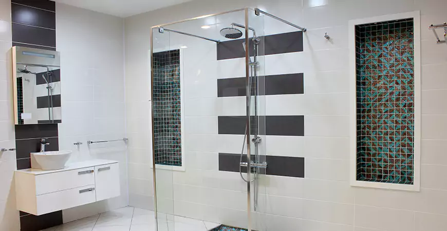 Modern Standing Shower Remodel in BonitaSprings